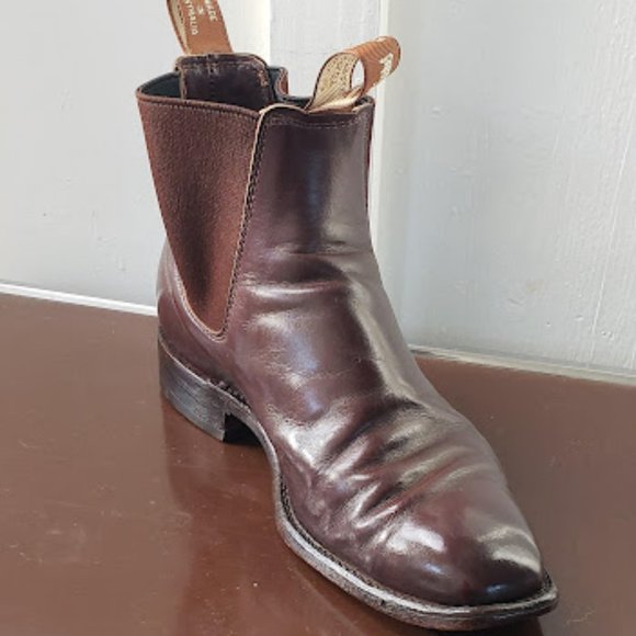 RM Williams Craftsman Boots Chestnut, Leather Sole  Men's Size 6.5 H AUS  7.5 US - Picture 6 of 15